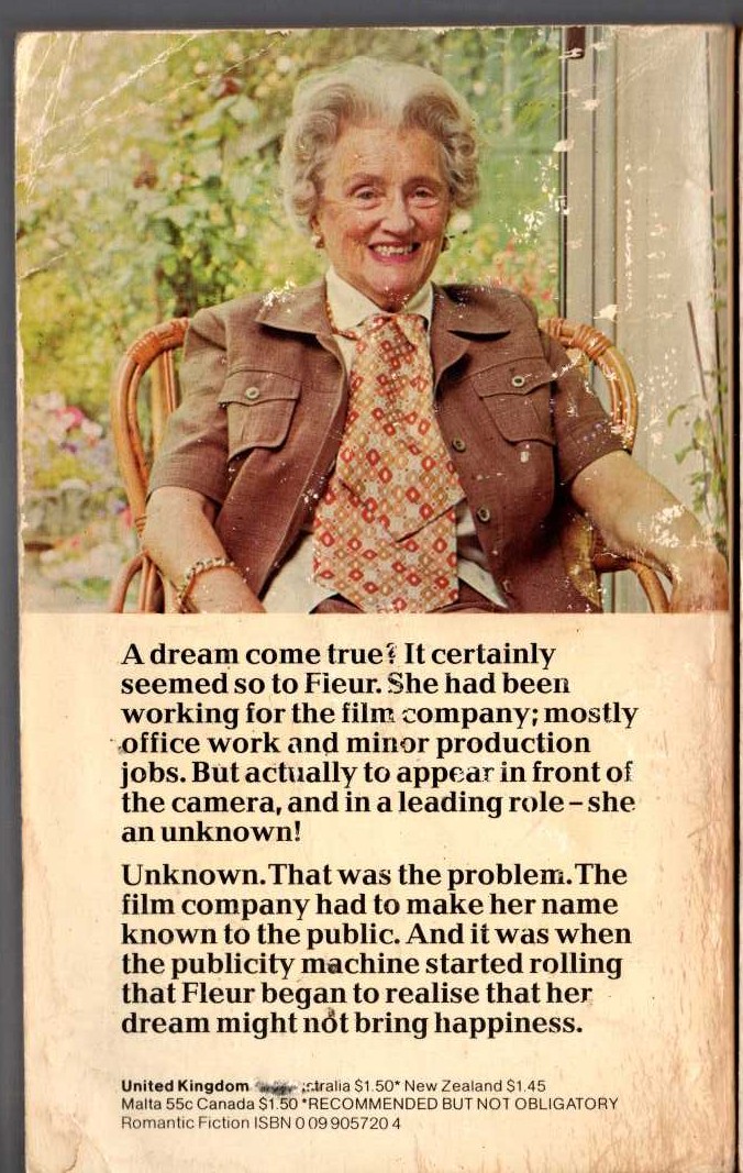 Denise Robins  LOVE IS ENOUGH magnified rear book cover image