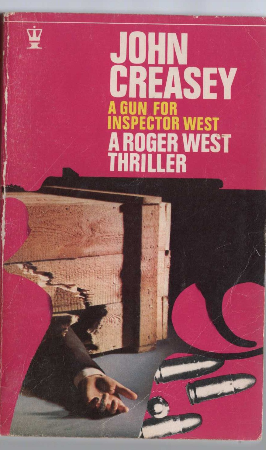 John Creasey  A GUN FOR INSPECTOR WEST front book cover image