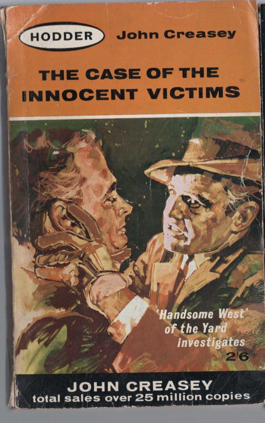 John Creasey  THE CASE OF THE INNOCENT VICTIMS front book cover image