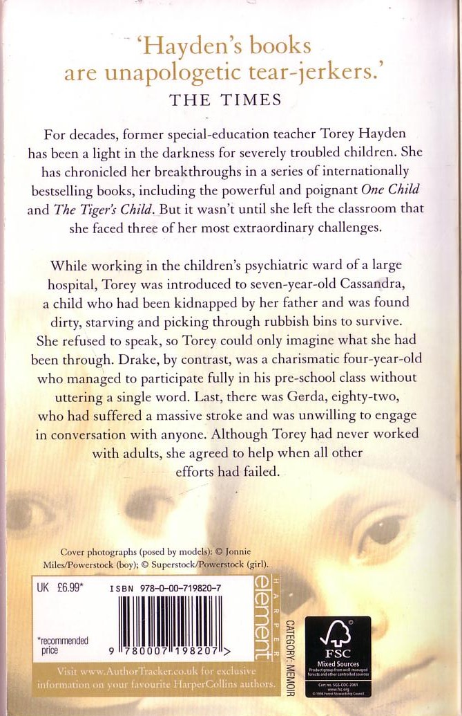 Torey Hayden  TWILIGHT CHILDREN magnified rear book cover image