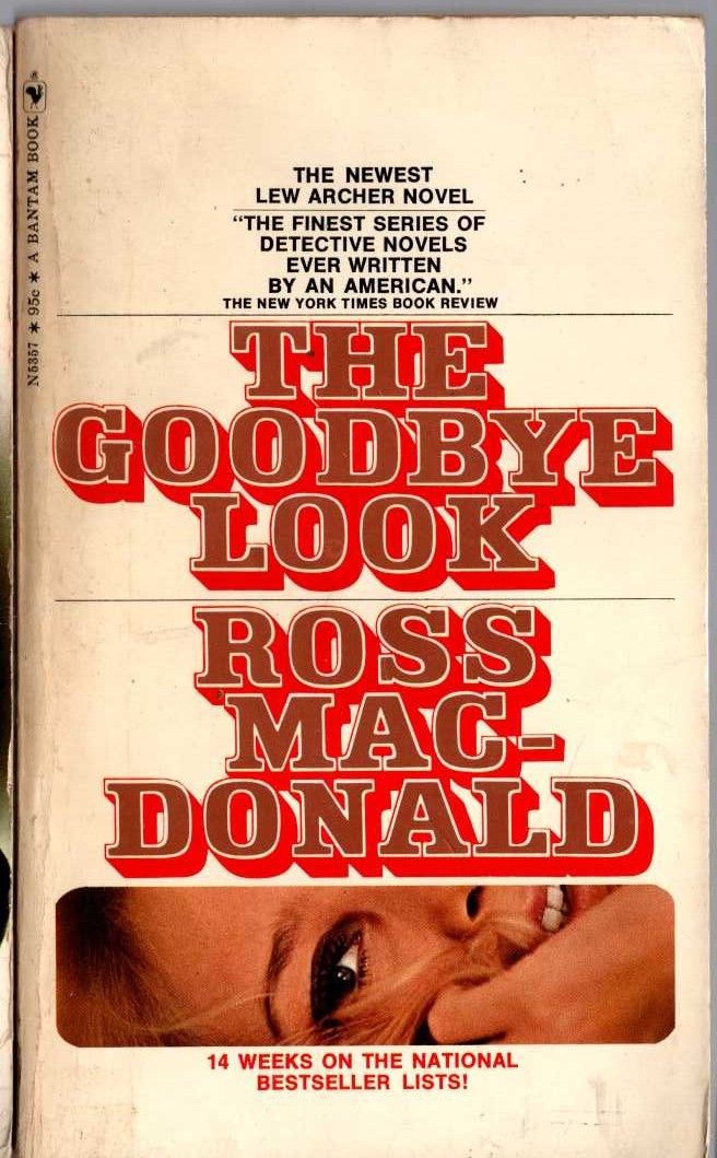 Ross Macdonald  THE GOODBYE LOOK front book cover image