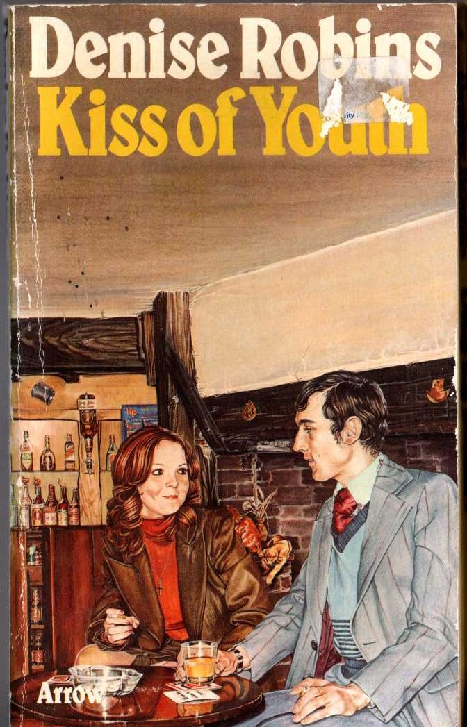 Denise Robins  KISS OF YOUTH front book cover image