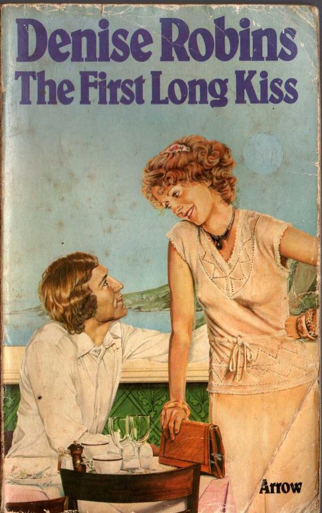 Denise Robins  THE FIRST LONG KISS front book cover image