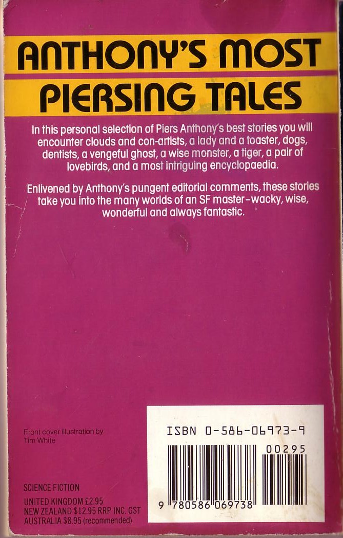 Piers Anthony ANTHONOLOGY book cover scans