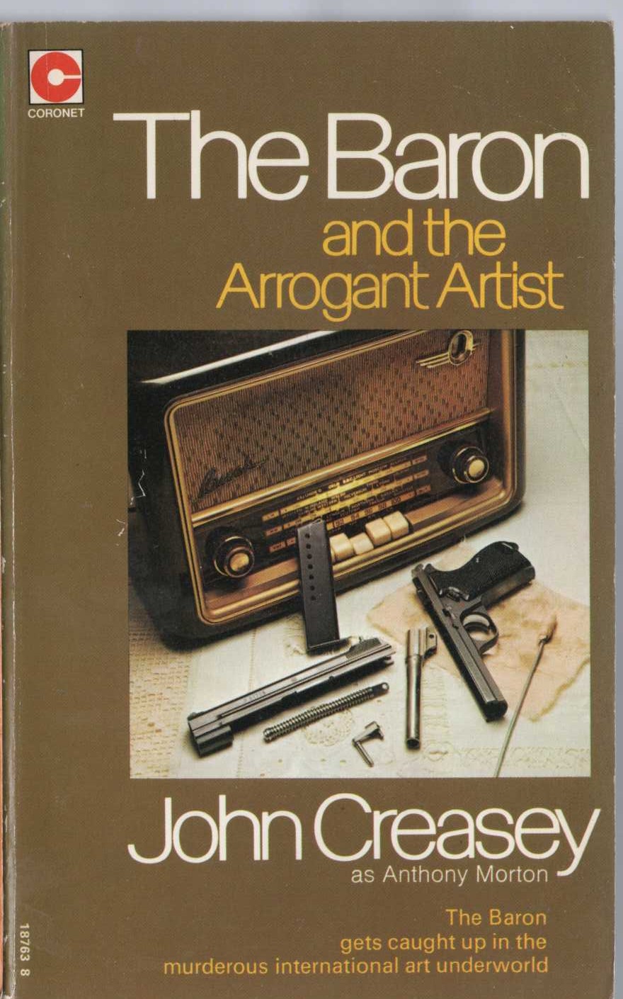 Anthony Morton  THE BARON AND THE ARROGANT ARTIST front book cover image