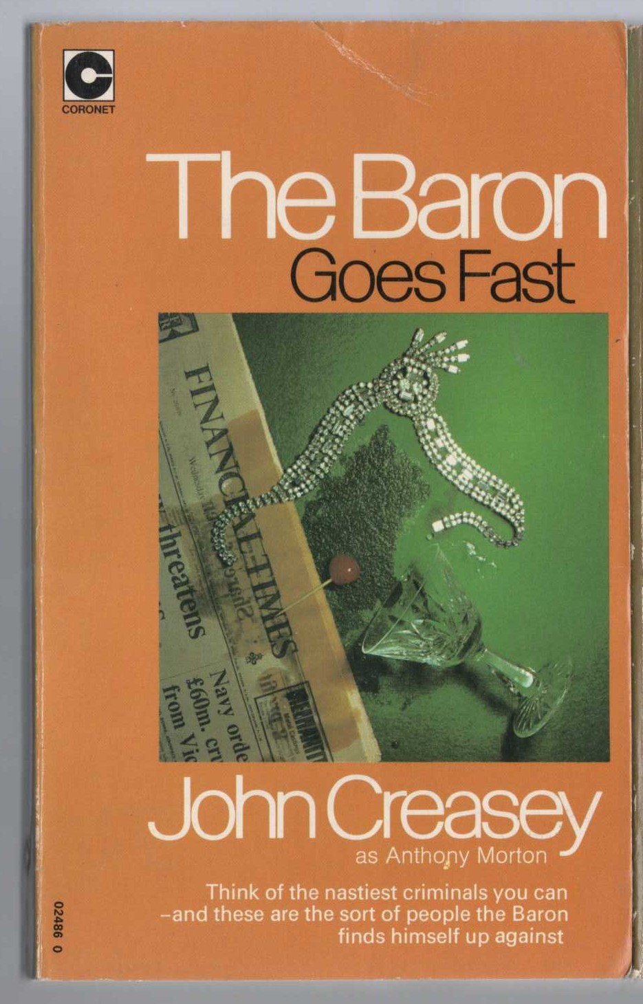 Anthony Morton  THE BARON GOES FAST front book cover image