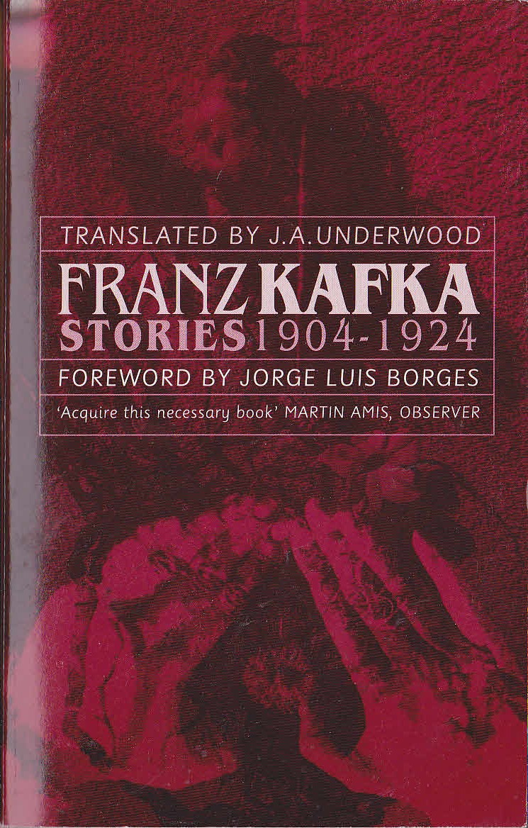 Franz Kafka  STORIES 1904-1924 front book cover image