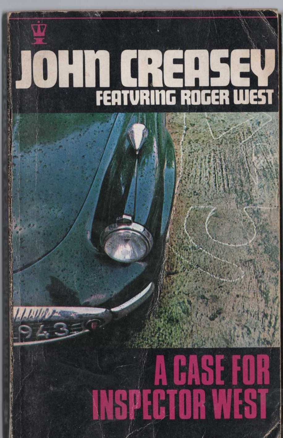 John Creasey  A CASE FOR INSPECTOR WEST front book cover image