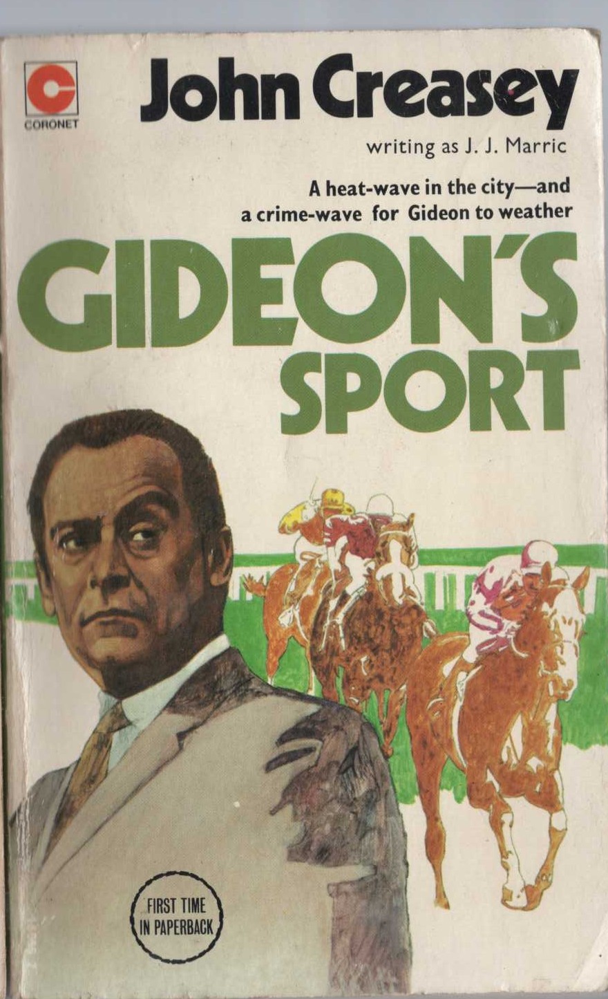 J.J. Marric  GIDEON'S SPORT front book cover image