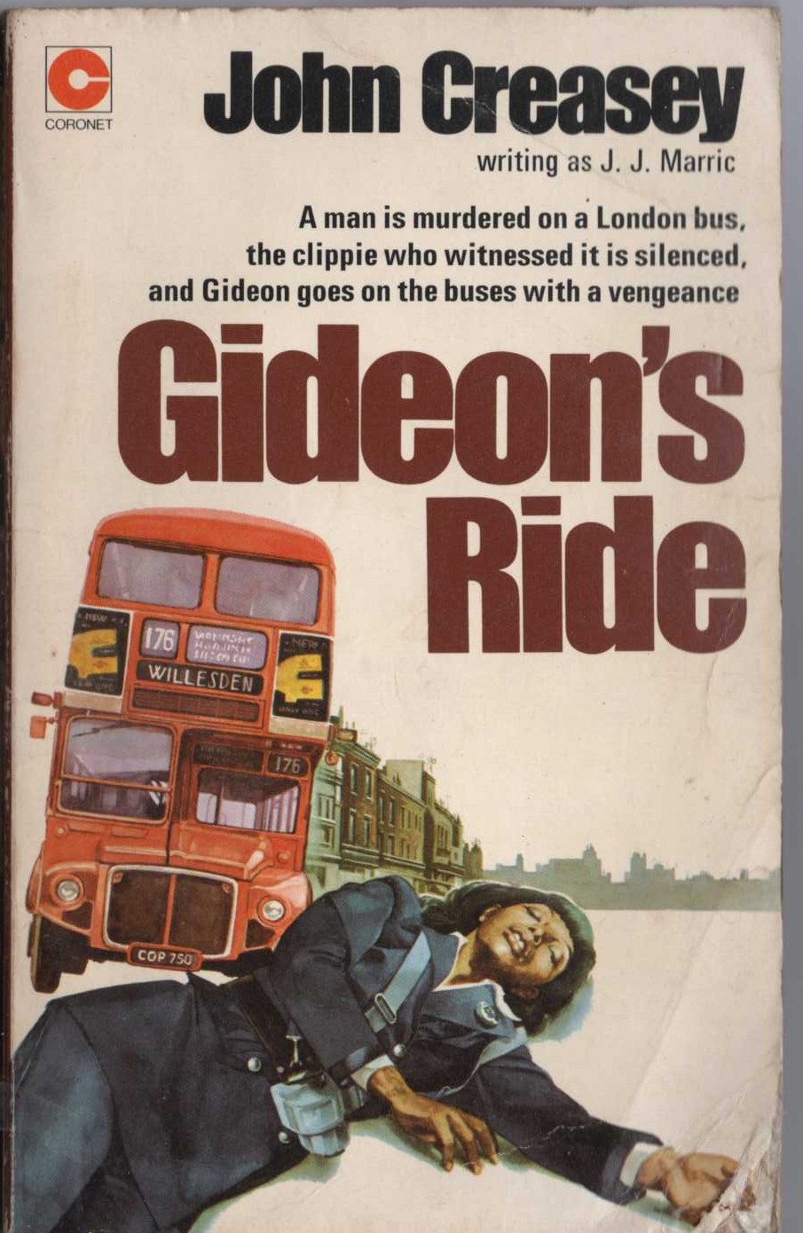 J.J. Marric  GIDEON'S RIDE front book cover image