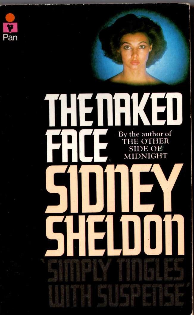 Sidney Sheldon  THE NAKED FACE front book cover image