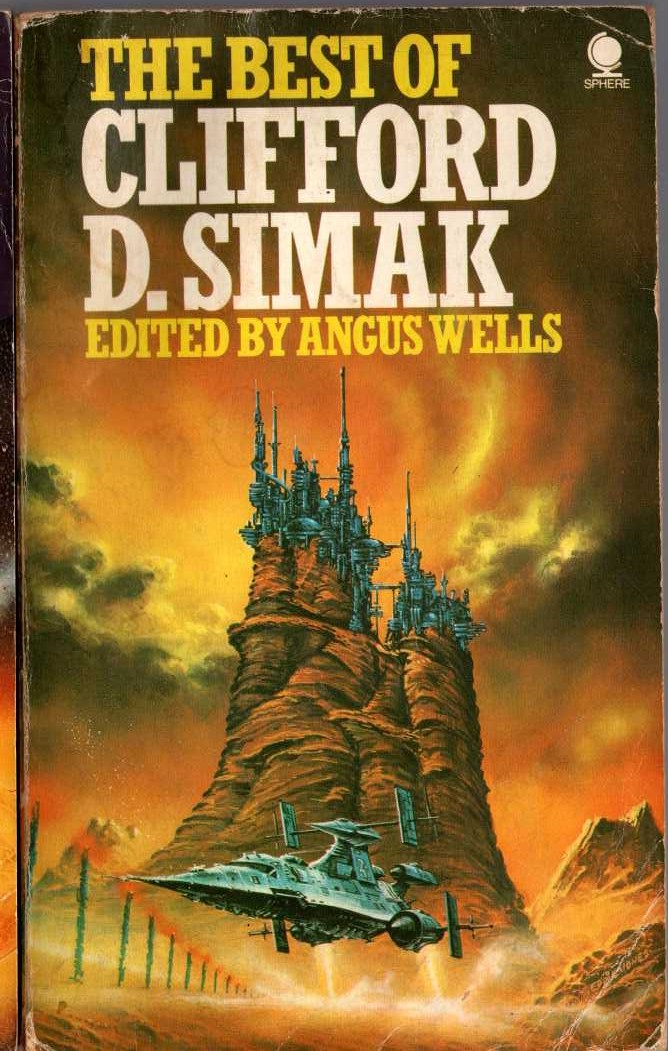 (Angus Wells edits) THE BEST OF CLIFFORD D.SIMAK front book cover image