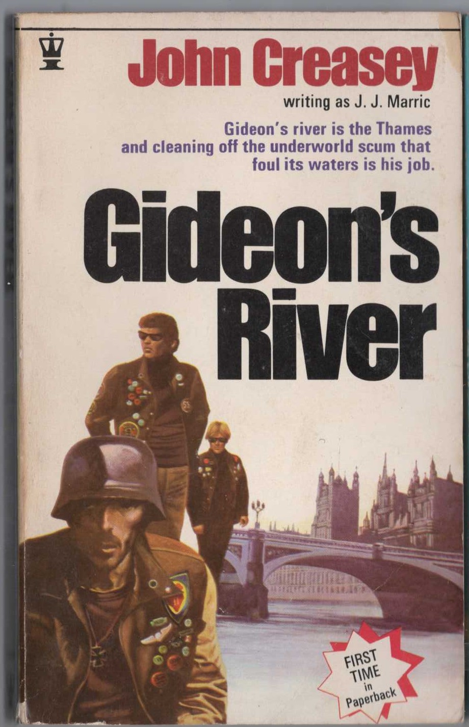 J.J. Marric  GIDEON'S RIVER front book cover image