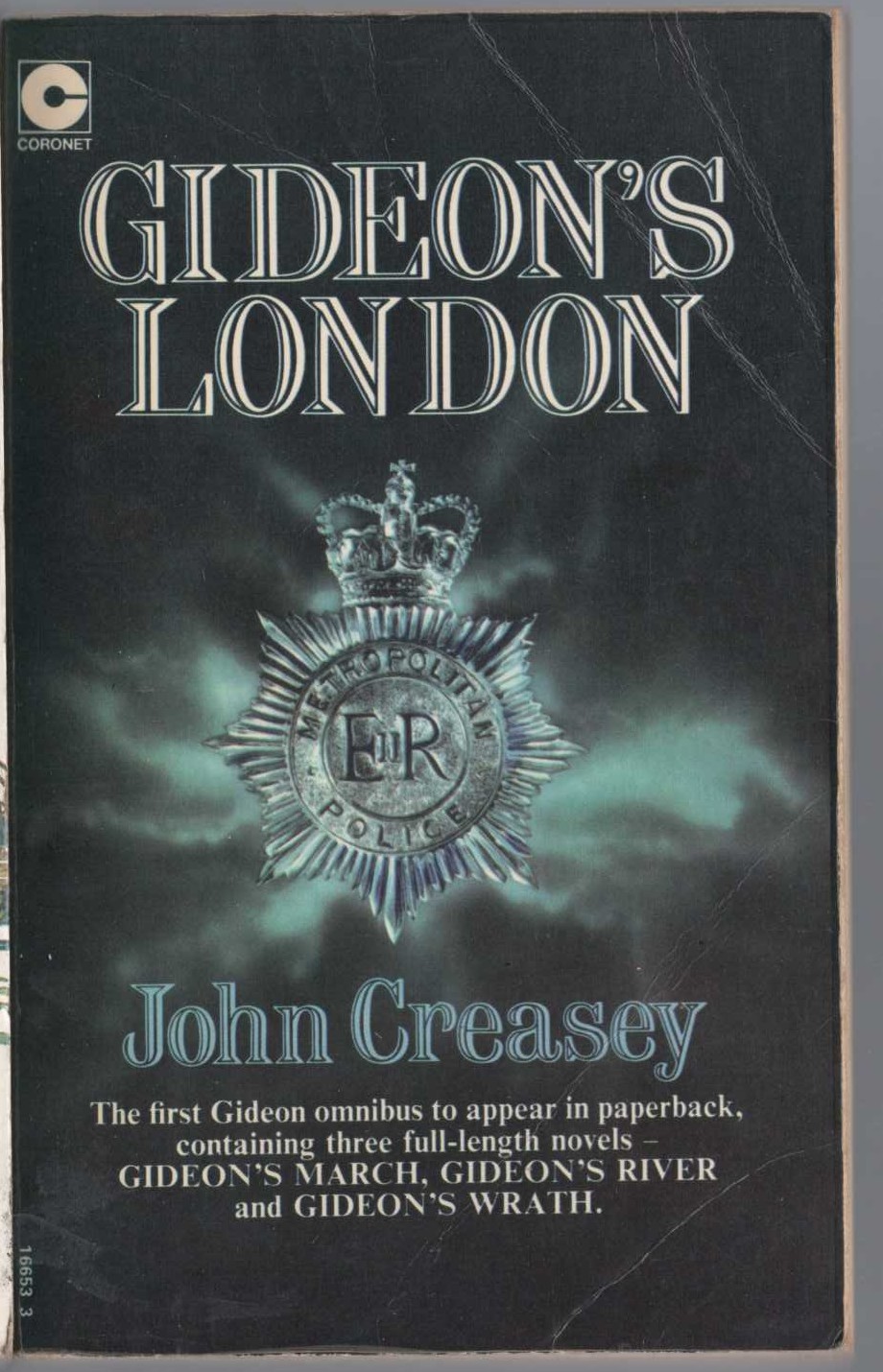 J.J. Marric  GIDEON'S LONDON: GIDEON'S MARCH/ GIDEON'S RIVER/ GIDEON'S WRATH front book cover image