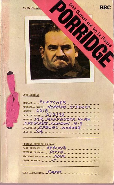 PORRIDGE (Ronnie Barker) front book cover image