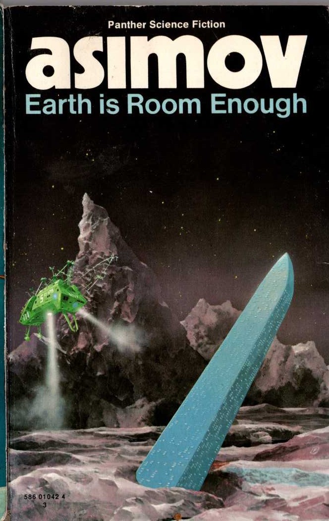 Isaac Asimov  EARTH IS ROOM ENOUGH front book cover image