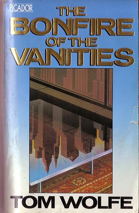 Tom Wolfe  THE BONFIRE OF THE VANITIES front book cover image