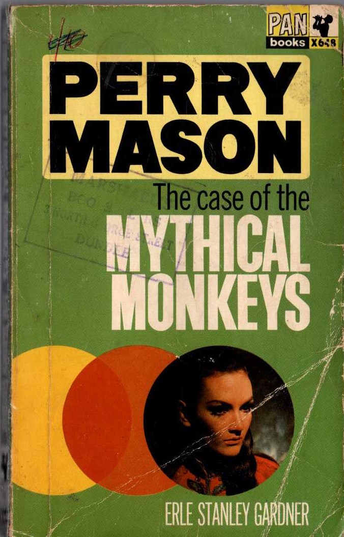 Erle Stanley Gardner  THE CASE OF THE MYTHICAL MONKEYS front book cover image