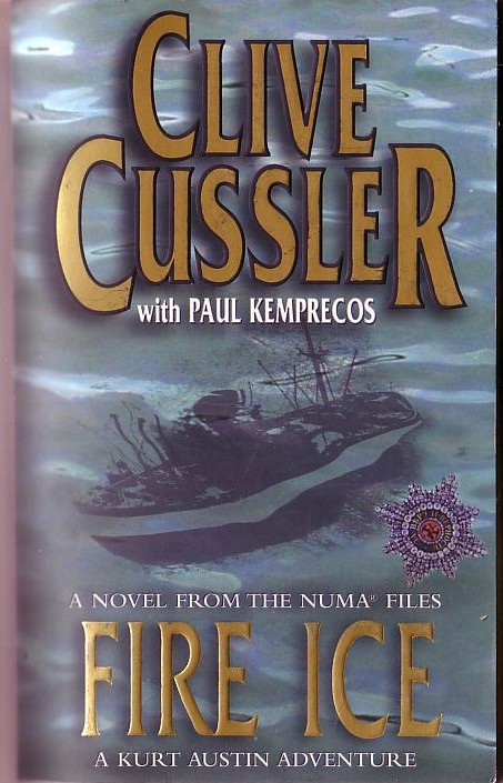 Clive Cussler  FIRE ICE front book cover image