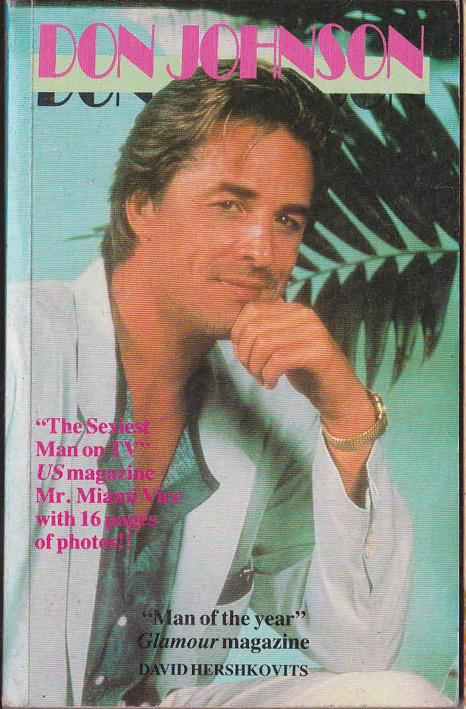 David Hershkovits  DON JOHNSON front book cover image