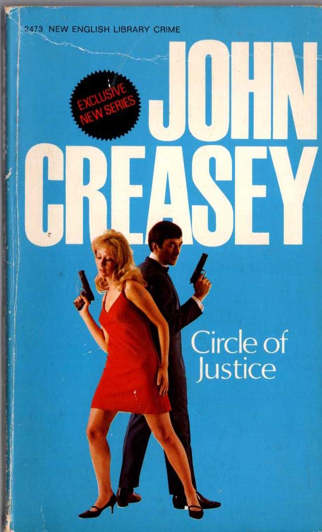 John Creasey  CIRCLE OF JUSTICE front book cover image