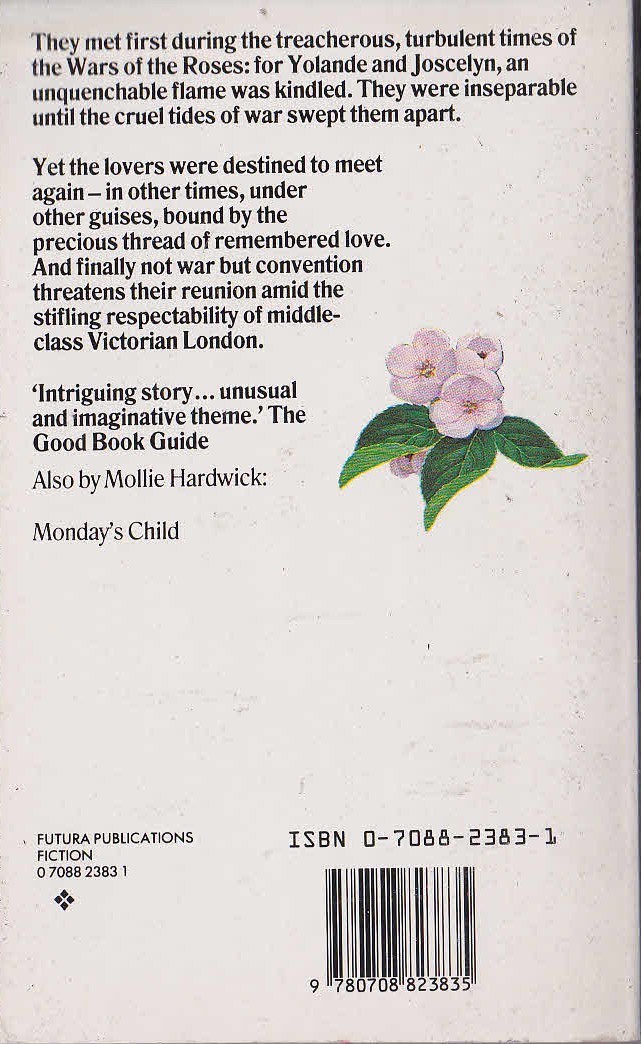 Mollie Hardwick  I-REMEMBER LOVE magnified rear book cover image