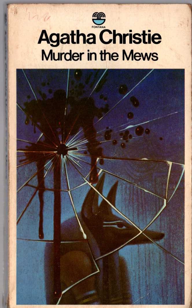 Agatha Christie  MURDER IN THE MEWS front book cover image