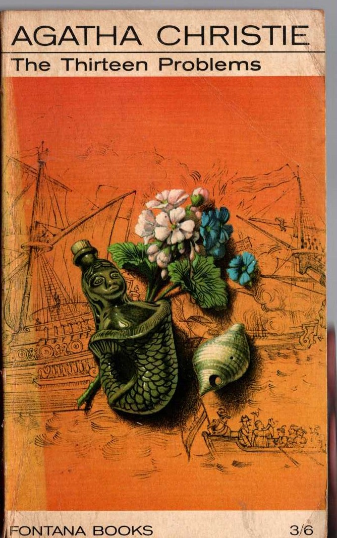 Agatha Christie  THE THIRTEEN PROBLEMS front book cover image