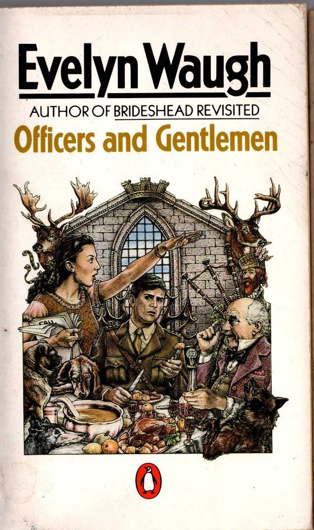 Evelyn Waugh  OFFICERS AND GENTLEMEN front book cover image