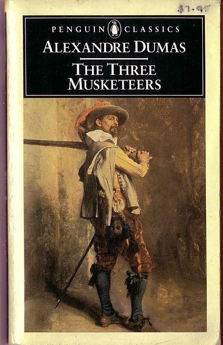 Alexandre Dumas  THE THREE MUSKETEERS front book cover image