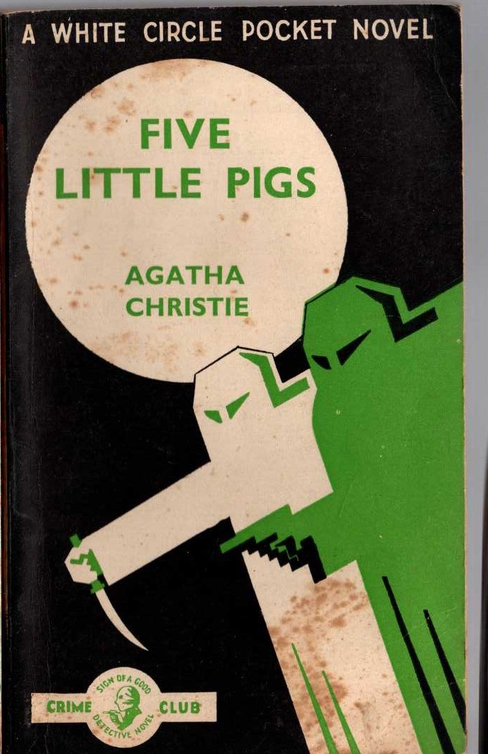 Agatha Christie  FIVE LITTLE PIGS front book cover image