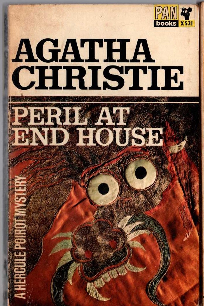 Agatha Christie  PERIL AT END HOUSE front book cover image