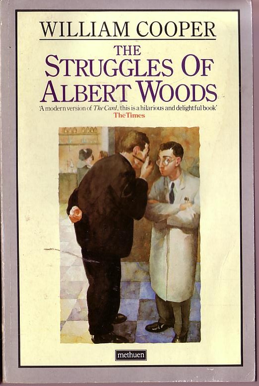 William Cooper  THE STRUGGLES OF ALBERT WOOD front book cover image