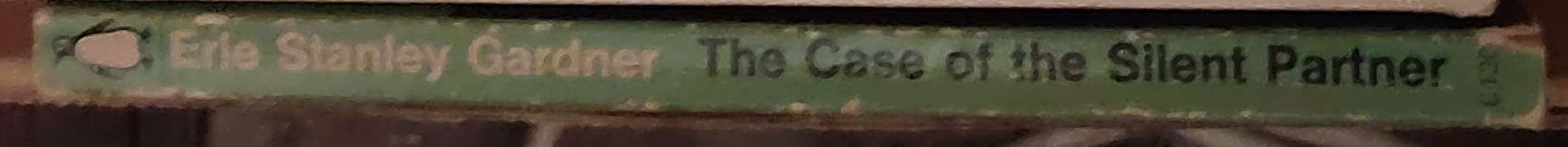 Erle Stanley Gardner  THE CASE OF THE SILENT PARTNER spine of book image