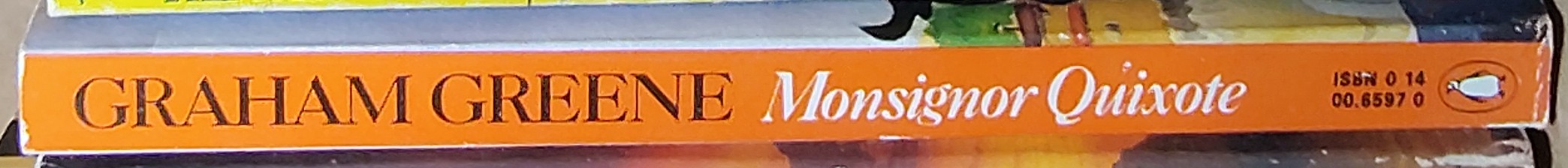 Graham Greene  MONSIGNOR QUIXOTE spine of book image