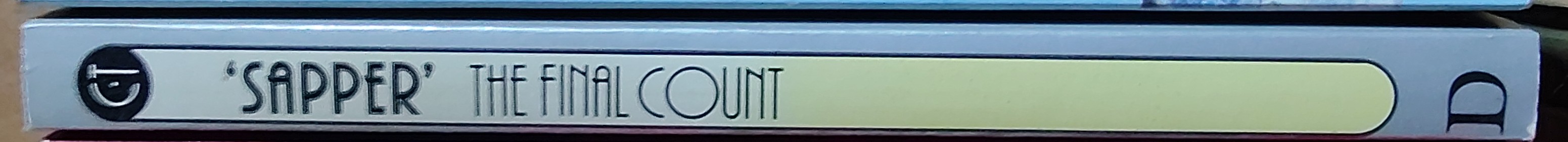 'Sapper'   THE FINAL COUNT spine of book image