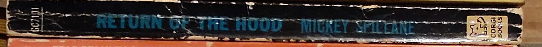 Mickey Spillane  RETURN OF THE HOOD spine of book image