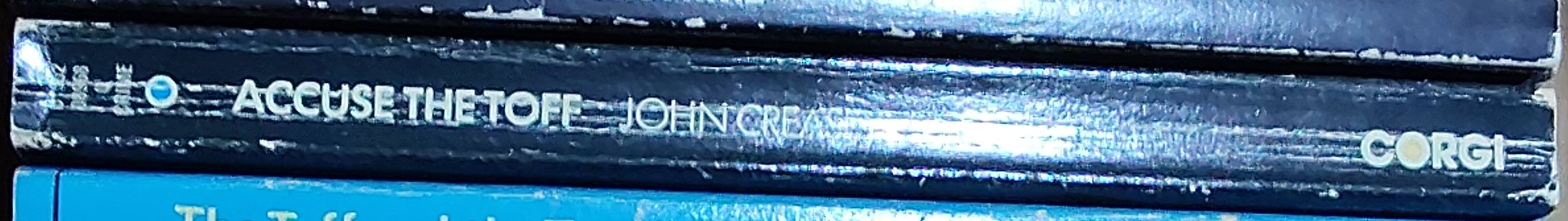 John Creasey  ACCUSE THE TOFF spine of book image