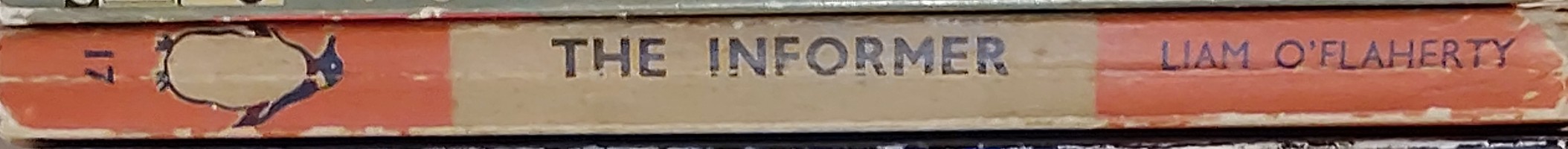 Liam O'Flaherty  THE INFORMER spine of book image