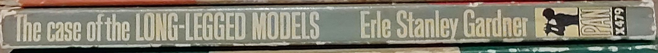 Erle Stanley Gardner  THE CASE OF THE LONG-LEGGED MODELS spine of book image