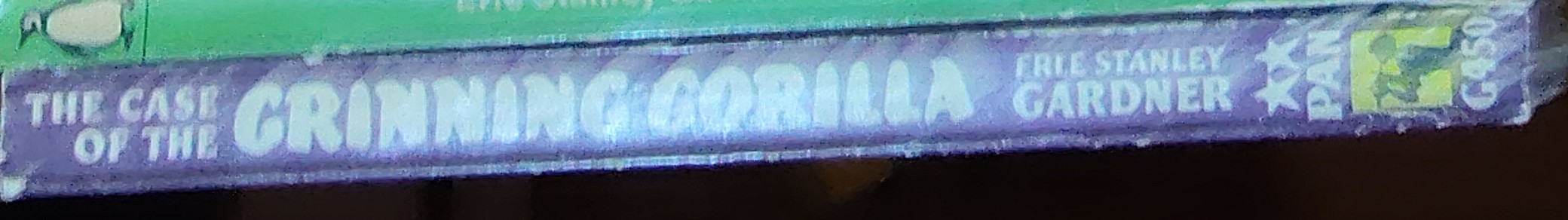 Erle Stanley Gardner  THE CASE OF THE GRINNING GORILLA spine of book image