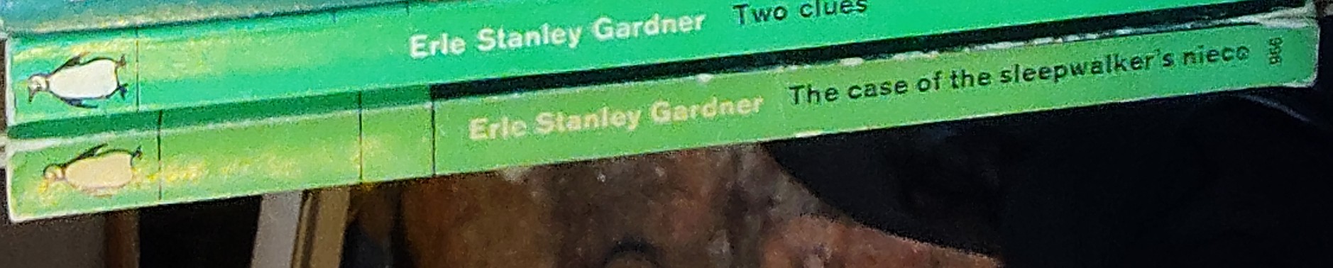 Erle Stanley Gardner  THE CASE OF THE SLEEPWALKER'S NIECE spine of book image
