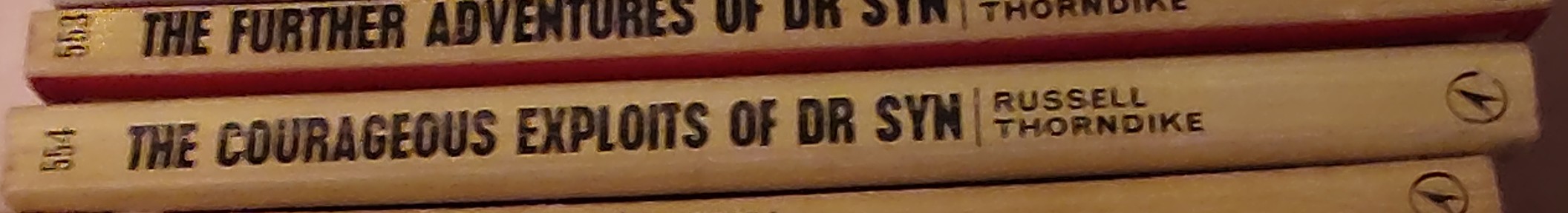 Russell Thorndike  THE COURAGEOUS EXPLOITS OF DOCTOR SYN spine of book image