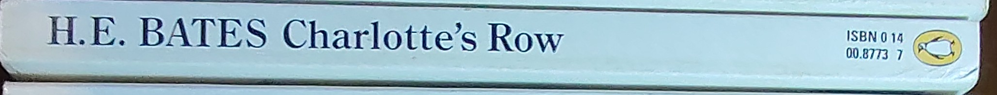 H.E. Bates  CHARLOTTE'S ROW spine of book image