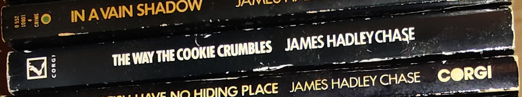 James Hadley Chase  THE WAY THE COOKIE CRUMBLES spine of book image