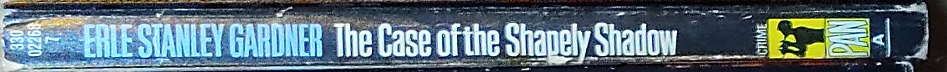 Erle Stanley Gardner  THE CASE OF THE SHAPELY SHADOW spine of book image