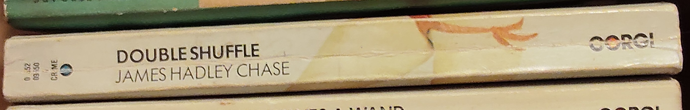 James Hadley Chase  DOUBLE SHUFFLE spine of book image
