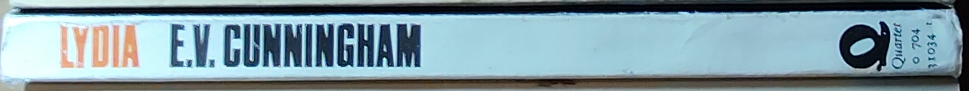 E.V. Cunningham  LYDIA spine of book image