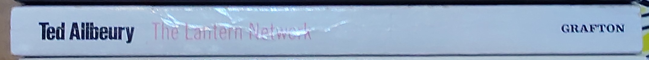 Ted Allbeury  THE LANTERN NETWORK spine of book image