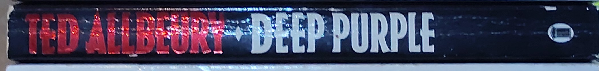 Ted Allbeury  DEEP PURPLE spine of book image